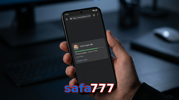 Main screen of Safa777 apk page for PK players