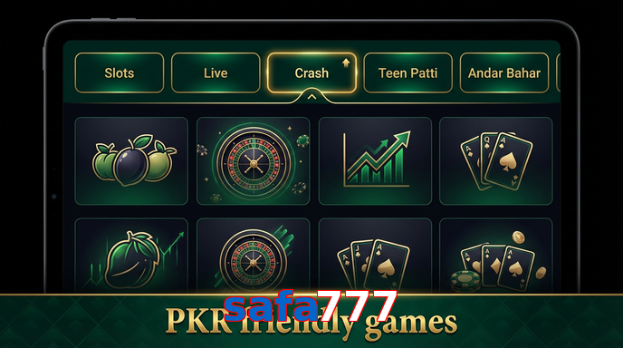 Game list for Safa777 games section